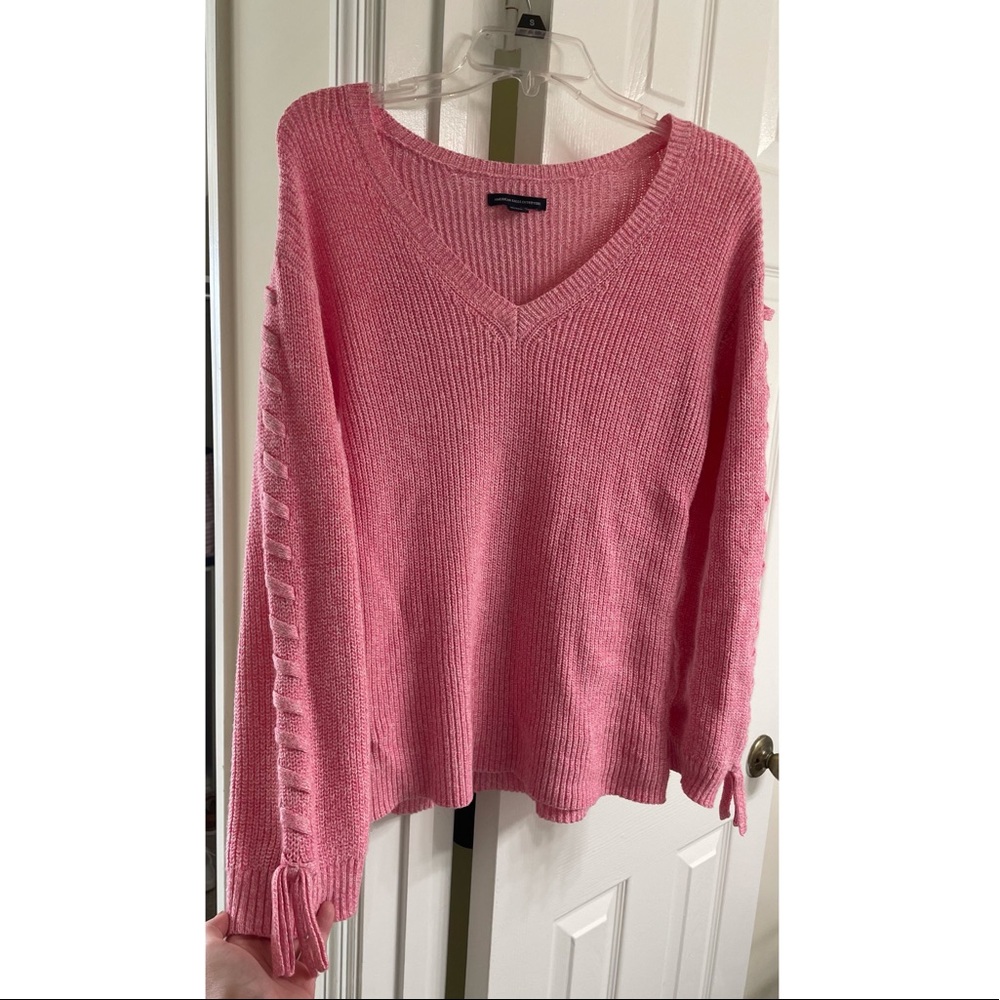 Pink American Eagle sweater